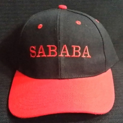 "Sababa" Hat - Black & Red